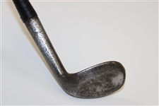 Rut Niblick No Name Grip Remake Horsehide Club 37 Long Circa 1890'S Smooth Face