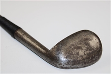 Rut Niblick No Name Grip Remake Horsehide Club 37 Long Circa 1890'S Smooth Face