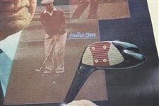 Ben Hogan Observing Club Poster with Major Victory Images 