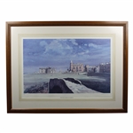 The Old Course, St Andrews Kenneth Reed Signed Ltd Ed 653/850 Print - Framed
