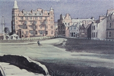 'The Old Course, St Andrews' Kenneth Reed Signed Ltd Ed 653/850 Print - Framed