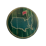 Augusta National Masters Tournament Berckmans Place Emerald Green Wooden Circle Sign