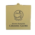 2023 Augusta National Masters Berckmans Place Hand Painted Italian Globe Ornament New in Box