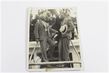Bobby Jones Awarded Gold Tee Wire Photo & Wire Photo of His Father Robert T. Jones, Sr.