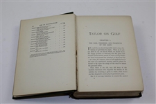 1905 'Taylor On Golf: Impressions, Comments, and Hints' Golf Book By J.H. Taylor
