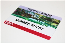2014 Masters Tournament Trophy Room Member Guest Badge #B255