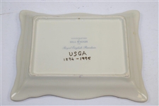 U.S.G.A. 1894-1994 Golf House Plaque by Artist Bill Waugh
