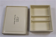 Augusta National Golf Club Clubhouse Bronze/Resin Card Box by Artist Bill Waugh