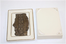 Augusta National Golf Club Clubhouse Bronze/Resin Card Box by Artist Bill Waugh