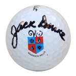 Jack Burke Signed Warwick Hills (Site 15th Win in HOF Career) Logo Golf Ball JSA ALOA