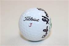Bob Goalby Signed Stardust Country Club San Diego Logo Golf Ball JSA ALOA