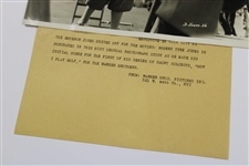 Bobby Jones Large 1936 Warner Bros. Pictures Inc. Initial How I Play Golf Scene Photo - B.Jones.36