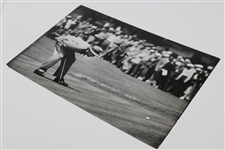 Sam Snead 1952 Masters Golf Tournament 2nd Hole Green Putt Wire Photo