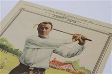 1928 Gene Sarazen Oversize La Presse, Montreal French Newspaper Page with Great Color