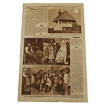 1928 Gene Sarazen Oversize La Presse, Montreal French Newspaper Page with Great Color