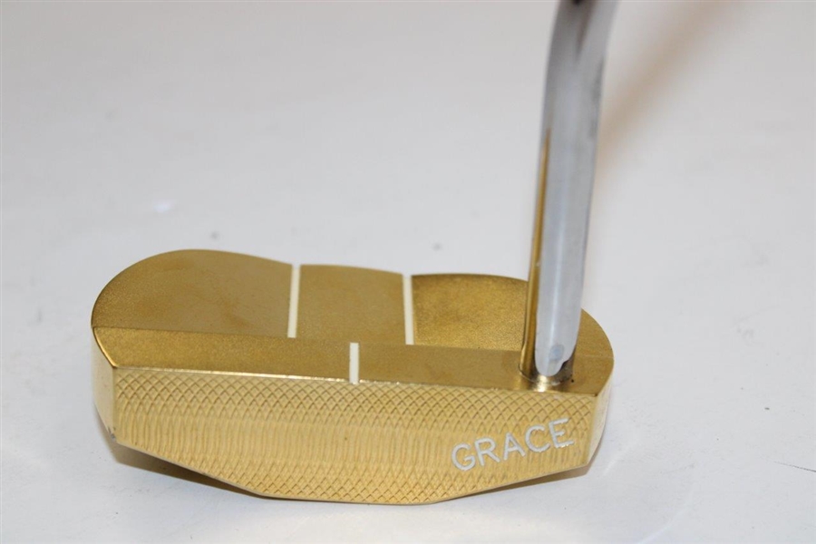 Nick Price 1997 Dimension Data Winner Bobby Grace AN-7 Gold Plated Putter