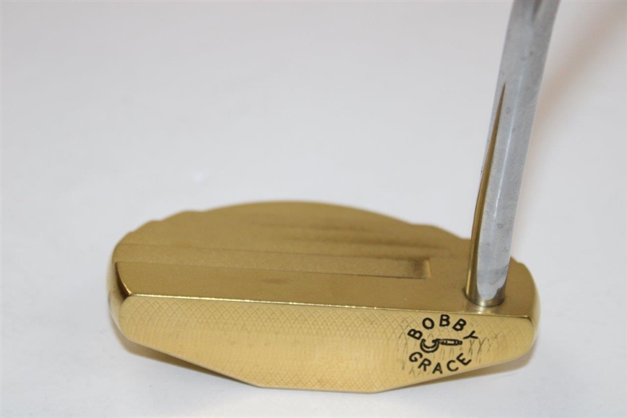 Jim Albus 1995 Dominion Classic Winner Bobby Grace The Fat Lady Sings Gold Plated Putter