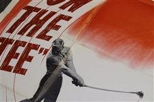 Seldom Seen Original Jack Nicklaus On The Tee in Color Oversize Movie Poster