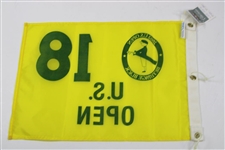 2002 US Open at Bethpage Black Screen Print Flag with Original Tags - Tiger Woods Win