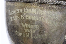 1933 Acacia Country Club Class B Consolation Trophy Won by Ford H. Laning E.P.N.S.