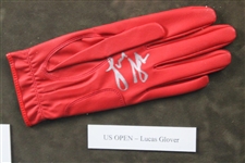 Cabrera, Cink, Yang & Glover Signed Golf Gloves Display - 2009 Major Champs - Framed JSA ALOA