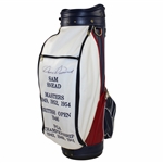 Sam Snead Signed Major Championships Winner Commemorative Full Size Golf Bag JSA ALOA