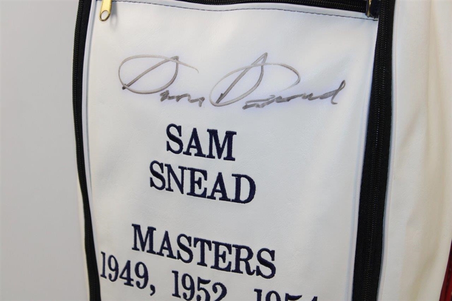 Sam Snead Signed Major Championships Winner Commemorative Full Size Golf Bag JSA ALOA
