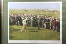 1992 Ltd Ed Bobby Jones 'Grand Slam 1930' Alan Zuniga Print 1258/1930 - Framed