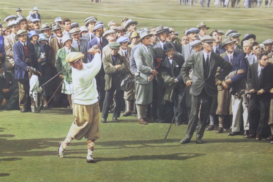 1992 Ltd Ed Bobby Jones 'Grand Slam 1930' Alan Zuniga Print 1258/1930 - Framed