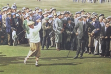 1992 Ltd Ed Bobby Jones 'Grand Slam 1930' Alan Zuniga Print 1258/1930 - Framed