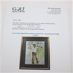 Lee Trevino Signed Mary Kenyon Framed Print - Personalized to Doug Sanders JSA ALOA