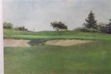 Newport Country Club Final Green with Clubhouse Print #250 Signed by Artist - Framed