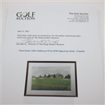 Newport Country Club Final Green with Clubhouse Print #250 Signed by Artist - Framed