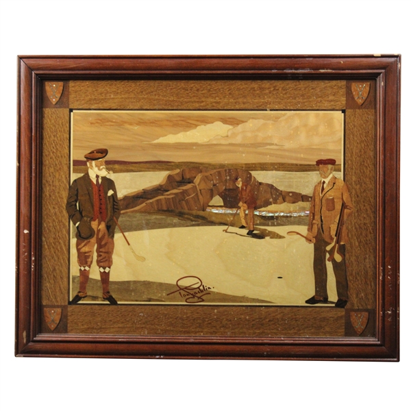 The Tony Jacklin Collection 'The Swilken Burn' Engraved Wood Display