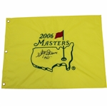 Gay Brewer Signed 2006 Masters Embroidered Flag with 1967 JSA ALOA
