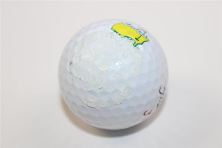 Sandy Lyle Signed Titleist Masters Logo Golf Ball JSA ALOA
