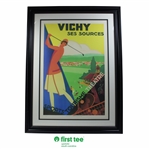 Ltd Ed French Golfing Sports/Tourisme/Theatre Rail Poster by Roger Broders 61/500 - Framed
