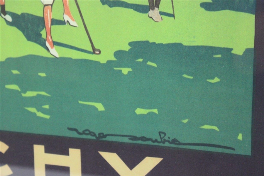 Ltd Ed French Golfing Vichy - La Grande Station Thermale Rail Poster 61/500 - Framed