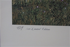 1992 Open Championship Ltd Ed '18th Hole at Muirfield' Hartaugh Print #429/850 - Framed