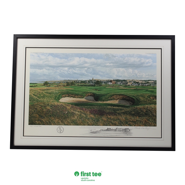 1995 Open Championship Ltd Ed '14th Hole at The Old Course' Hartaugh Print #429/850 - Framed
