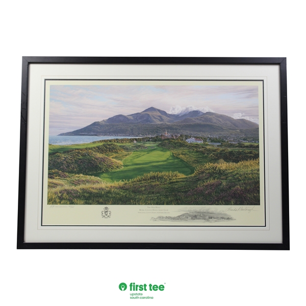 The 9th Hole Royal Country Down Golf Club' A/P Hartaugh Print #42/85 - Framed