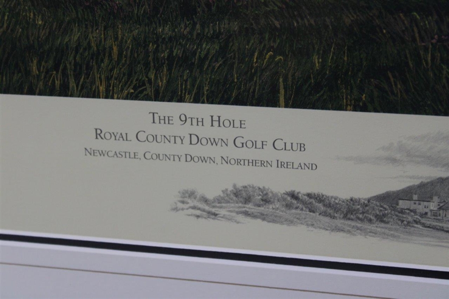 The 9th Hole Royal Country Down Golf Club' A/P Hartaugh Print #42/85 - Framed