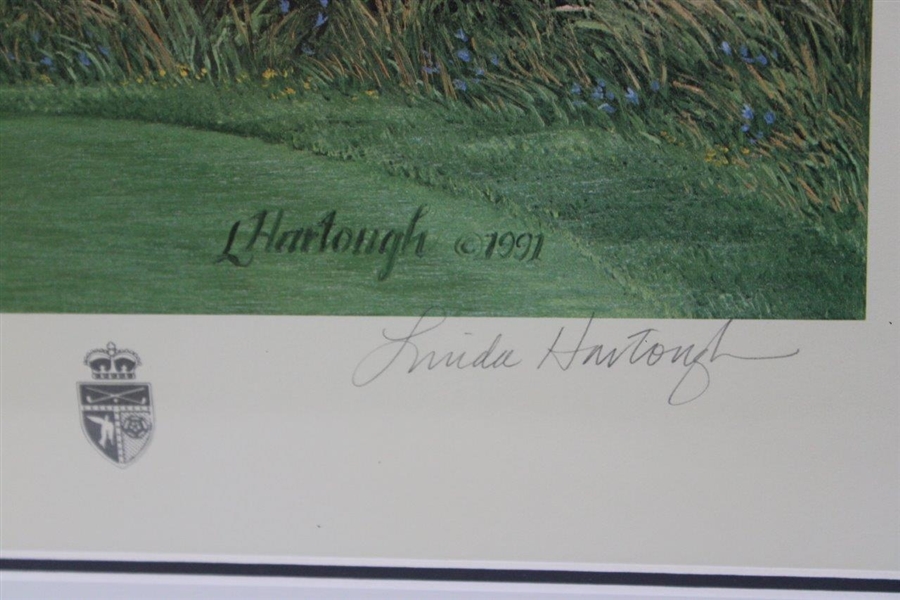 1991 Open Championship Ltd Ed 'The 18th Hole - Birkdale' Hartaugh Print #429/850 - Framed