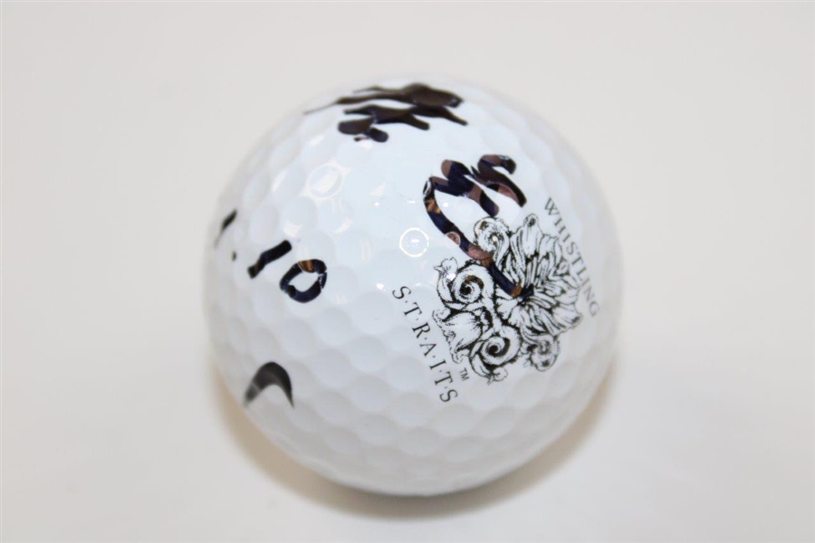 Y.E. Yang Signed Nike Whistling Straits Logo Golf Ball with '5.1.10' JSA ALOA