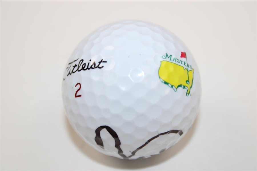 Angel Cabrera Signed Titleist Masters Logo Golf Ball JSA ALOA