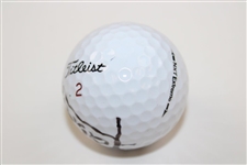 Angel Cabrera Signed Titleist Masters Logo Golf Ball JSA ALOA