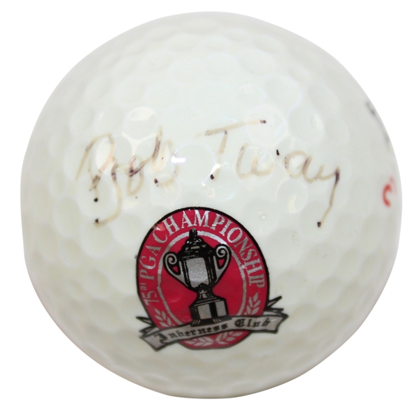 Bob Tway Signed Top-Flite 1993 PGA Inverness Club Logo Golf Ball JSA ALOA
