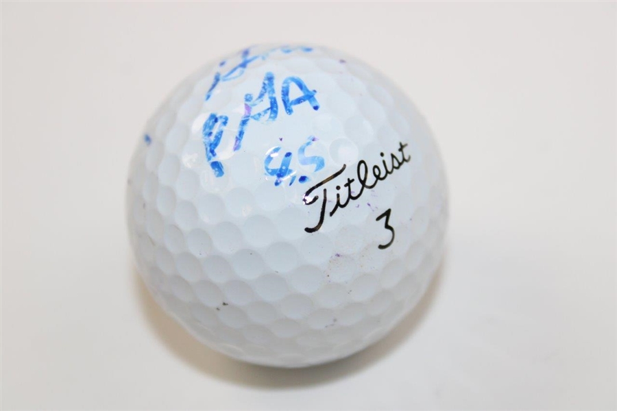 Hubert Green Signed Titleist Golf Ball with 'PGA 85' JSA ALOA