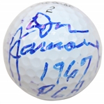 Don January Signed Titleist Logo Golf Ball with 1967 PGA JSA ALOA