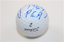 Don January Signed Titleist Logo Golf Ball with '1967 PGA' JSA ALOA